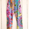 Bright tie dye trousers women men Wildwood Cornwall