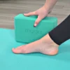 Foam yoga block Wildwood Cornwall Myga turquoise