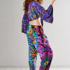 bell sleeve crop top tie dye wildwood Cornwall
