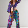 bell sleeve tie crop top tie-dye wildwood cornwall