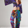 bell sleeve tie dye crop top wildwood cornwall