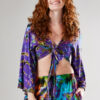 tie dye wrap top Wildwood Cornwall