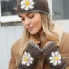 Vintage daisy handwarmers and headband pachamama bark wildwood cornwall