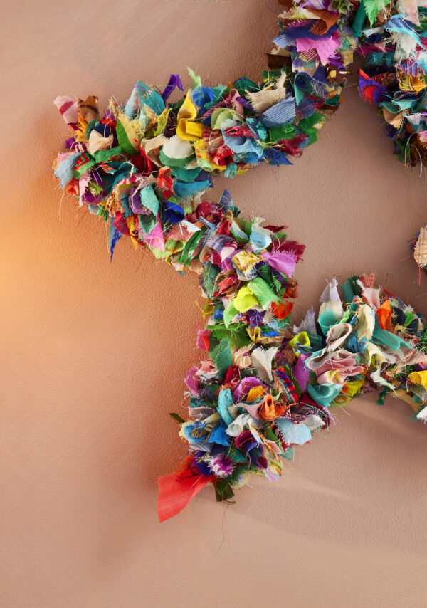 Recycled christmas star wreath wildwood cornwall