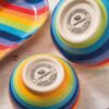 Rainbow ceramic bowl wildwood cornwall bude