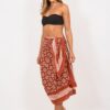 Pachamama rust orange cotton sarong Wildwood cornwall