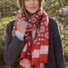 Pachamama sarong scarf orange rust wildwood cornwall