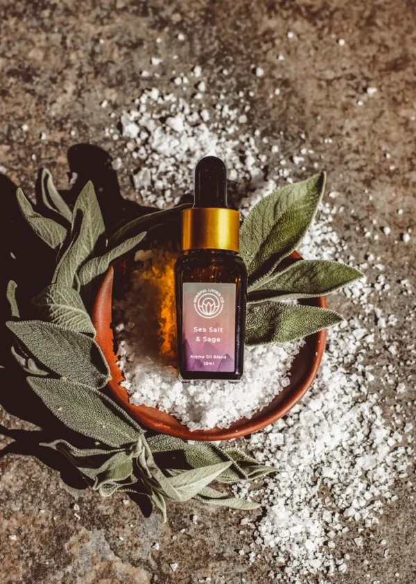 Seasalt and sage aroma oil Wildwood cornwall