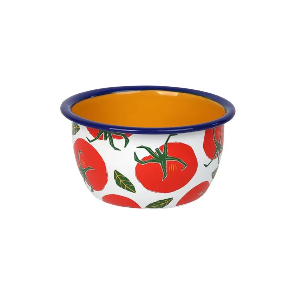 enamel tomato bowl wildwood cornwall tapas