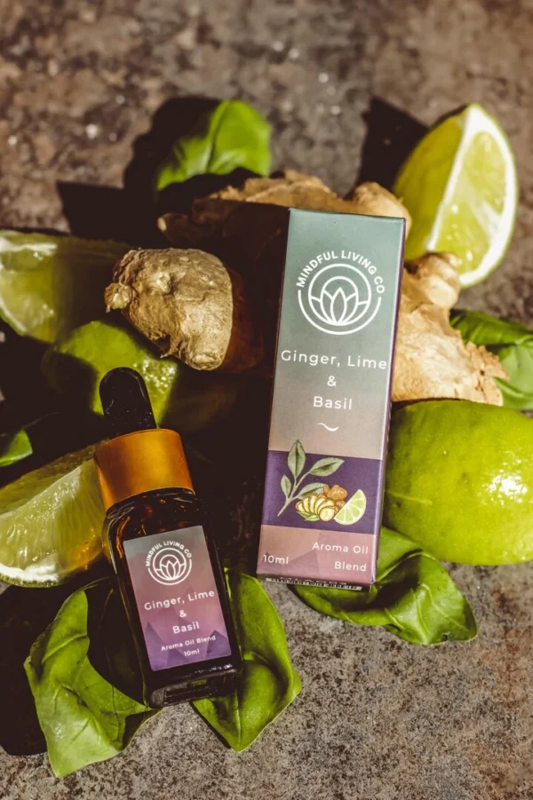 ginger lime basil aroma oil wildwood cornwall