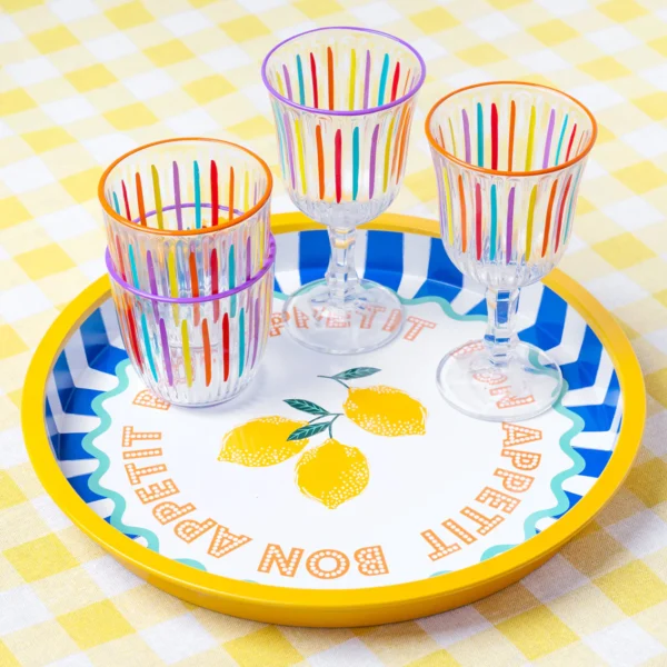 lemon summer drinks tray wildwood cornwall