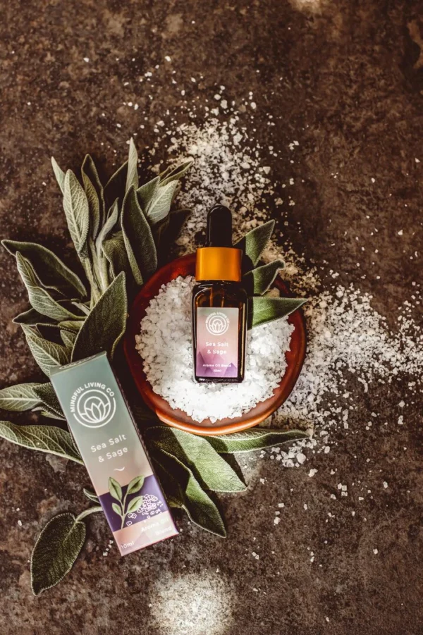 seasalt and sage aroma oil mindful living wildwood cornwall