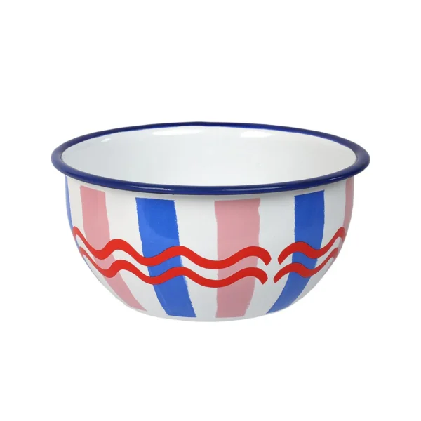 striped enamel bowl wildwood cornwall