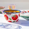 tomato enamel bowl 12cm tapas wildwood cornwall