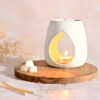 White serenity wax melt burner wildwood cornwall