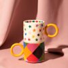 raspberry blossom stacking mugs gift set wildwood cornwall