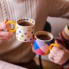 set of two gift mugs colourful wildwood cornwall