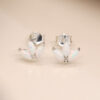 sterling silver opal marquis earrings wildwood cornwall