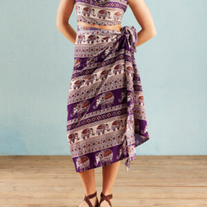 purple elephant sarong wildwood cornwall fair trade
