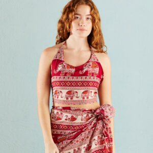 red elephant halter neck top wildwood cornwall
